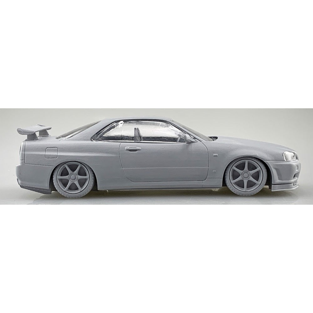 Aoshima A006250 1/32 Nissan R34 Skyline GT-R Bayside Blue