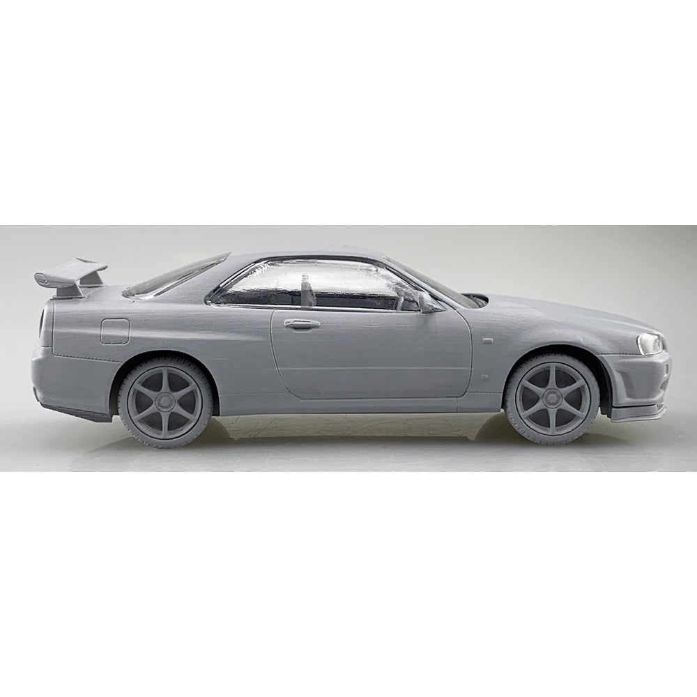 Aoshima A006250 1/32 Nissan R34 Skyline GT-R Bayside Blue