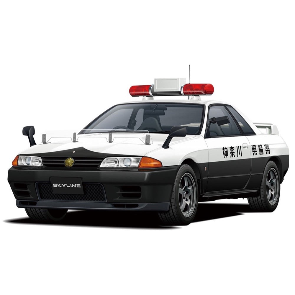 Aoshima 006284 1/24 Nissan BNR32 Skyline GT-R Patrol Car 1991