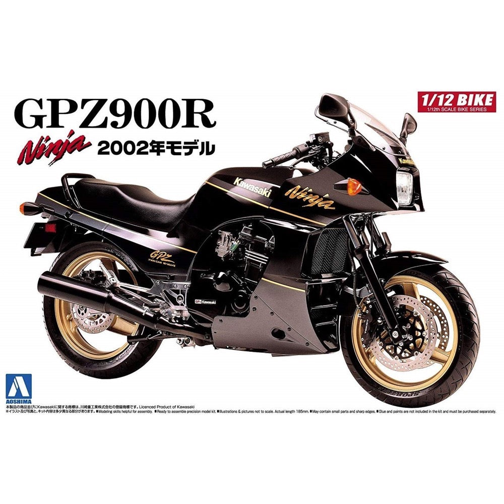 Aoshima 006312 1/12 Kawasaki ZX900R GPz900R Ninja 2002