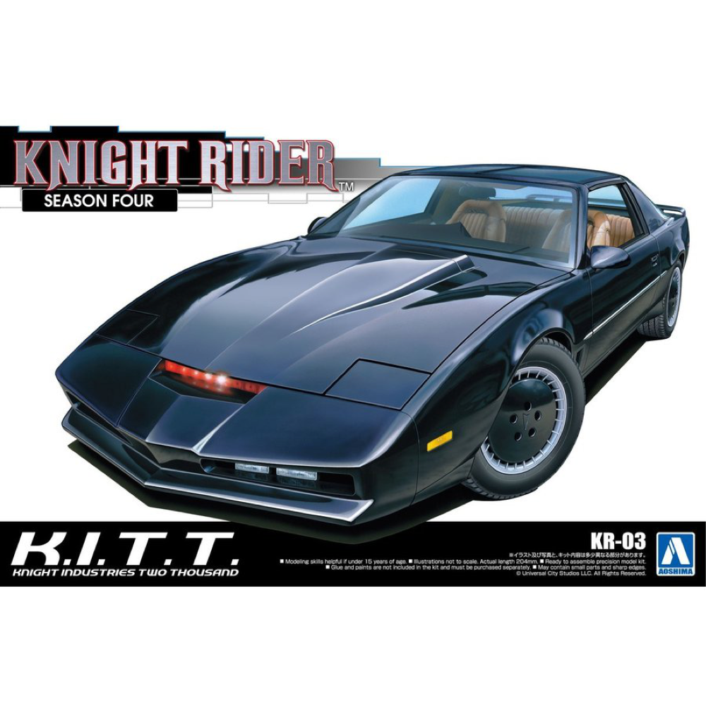 Aoshima A006377 1/24 Knight Rider Knight 2000 KITT Season IV 4905083063774