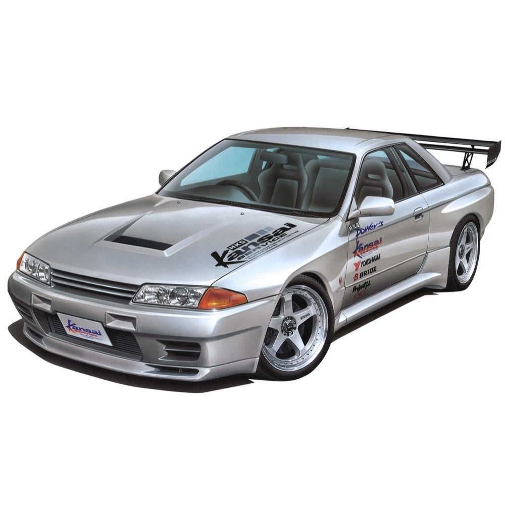 Aoshima A006453 1/24 HKS Kansai BNR32 Skyline GT-R 1990