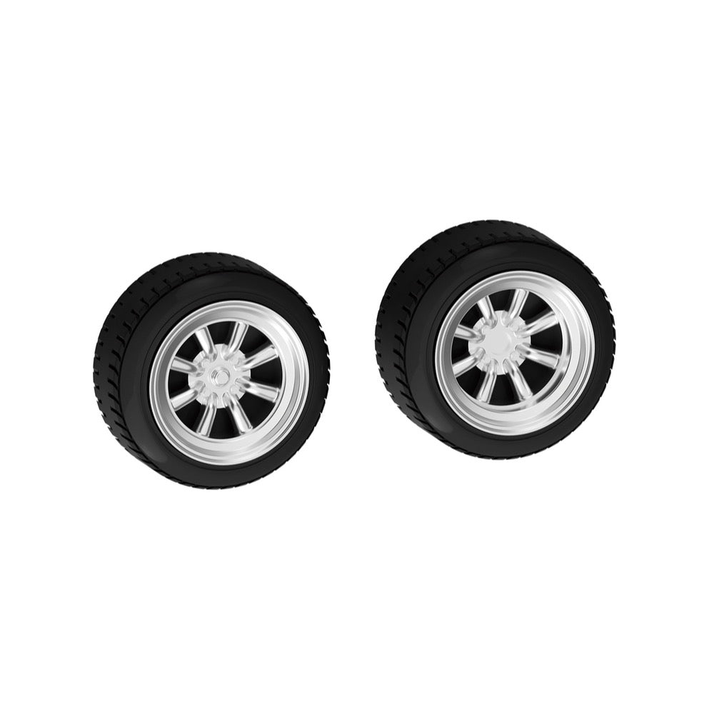 Aoshima A006472 1/32 Nissan Syline 2000 GT-R Custom Wheel Red Snap Kit