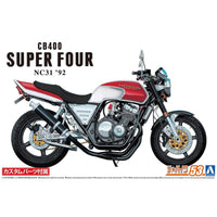 Aoshima A006479 1/12 Honda NC31 CB400 Surer Four 1992 with Custom Parts