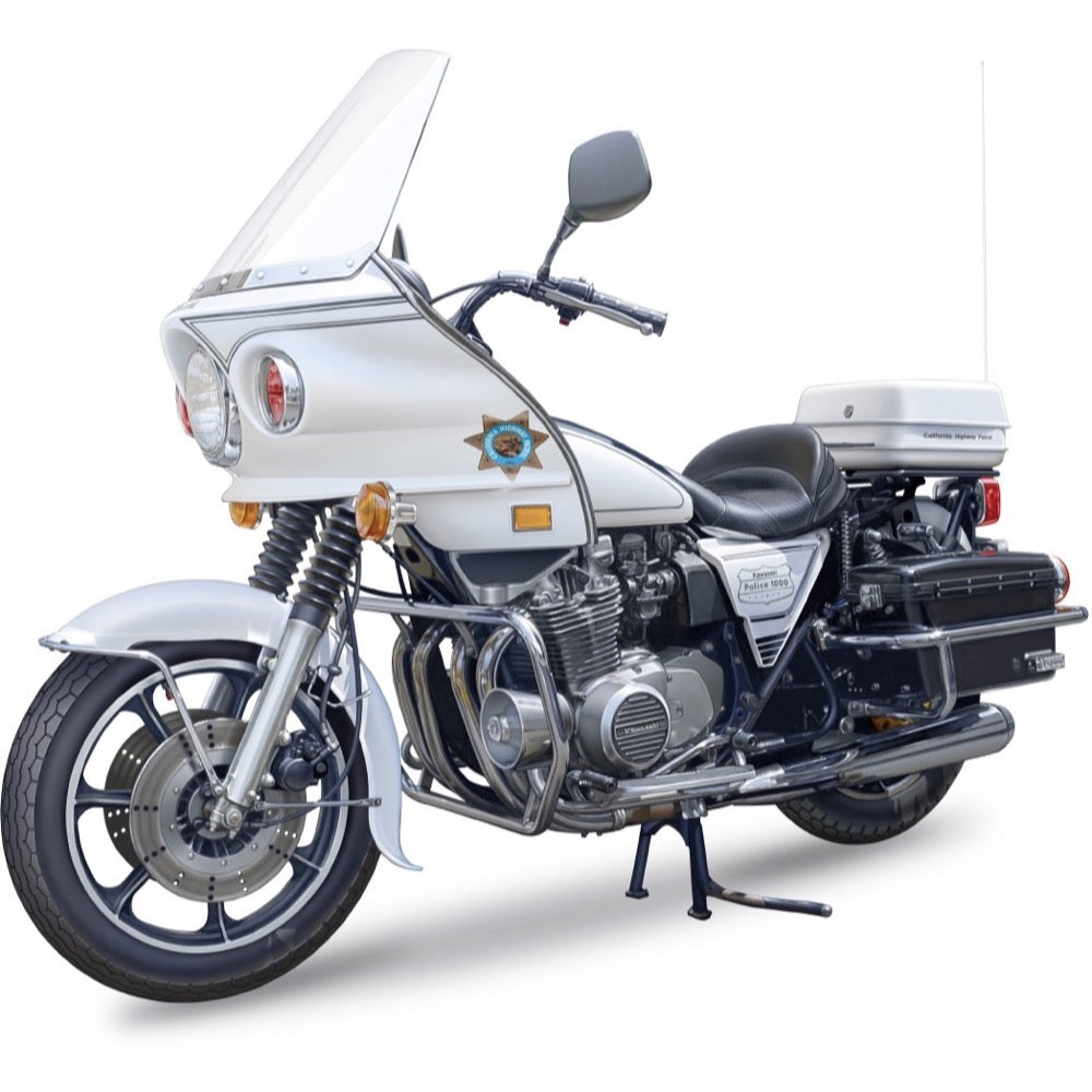Aoshima A006480 1/12 Kawasaki KZ1000P Police1000 1982