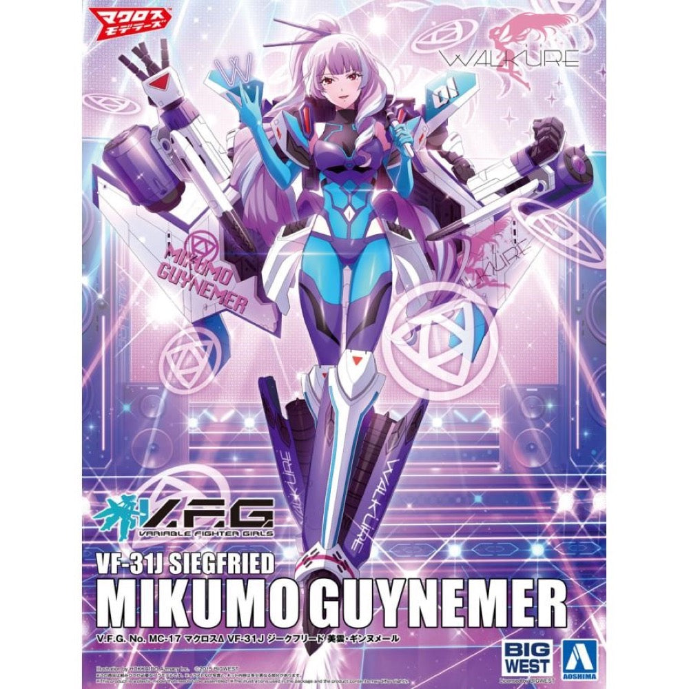 Aoshima A006528 Non Scale Variable Fighter Girls Macross Delta Walkure Mikumo Guynemer
