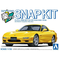 Aoshima 1/32 Snap Mazda FD3S Rx-7 (Competition Yellow Mica)