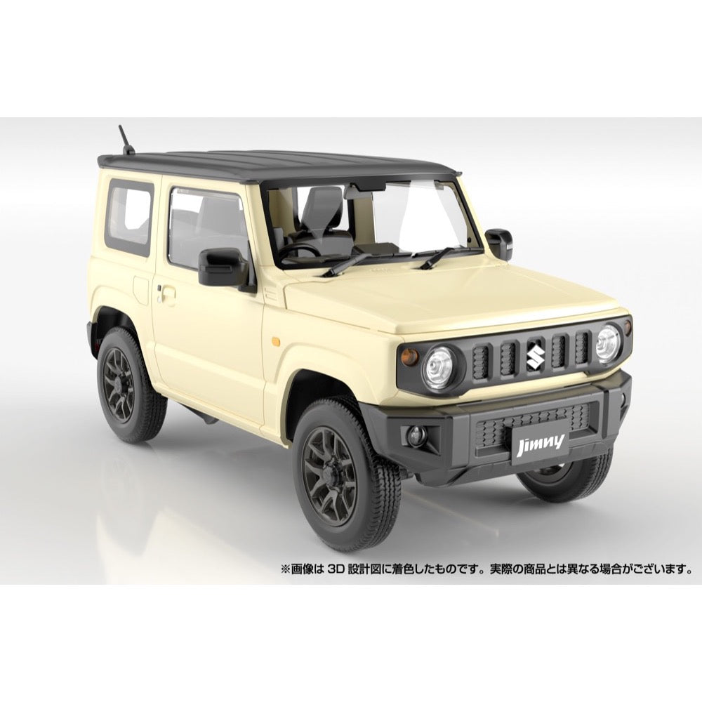Aoshima A006597 1/24 Snap JB64 Jimny 2018 Chiffon Ivory Metallic
