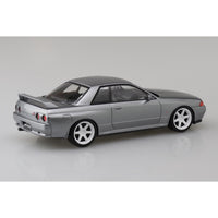 Aoshima A006637 1/32 Nissan R32 Skyline GT-R Custom Wheel Spark Silver Snap Kit No.14-SP4