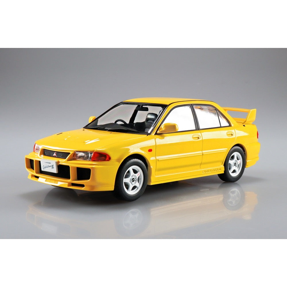 Aoshima 006779 1/24 Snap CE9A Lancer Gsr Evolution III 1995 Dandelion Yellow