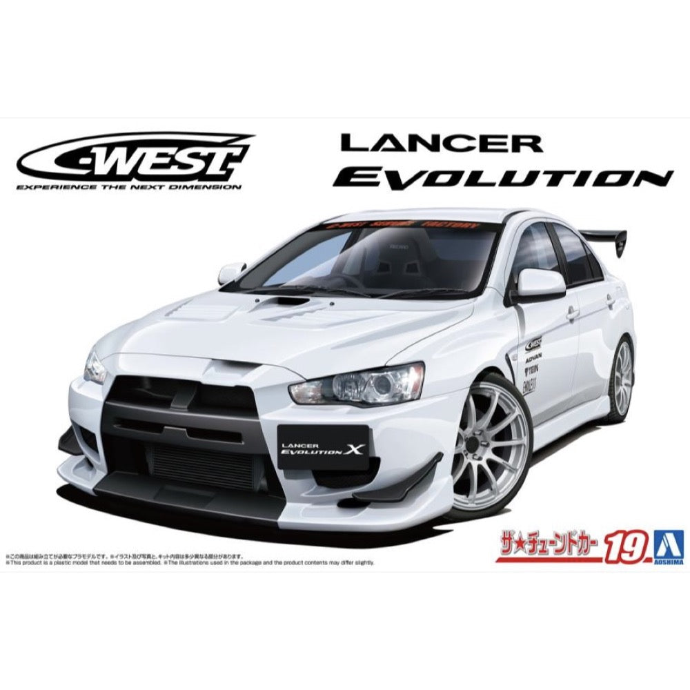 Aoshima 1/24 C-West Cz4A Lancer Evolution X '07 (Mitsubishi)