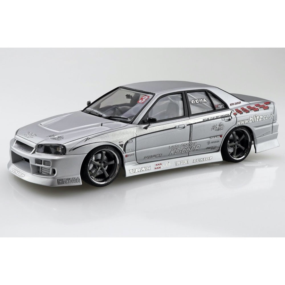 Aoshima A006877 1/24 Uras 2002 D1 Spec Replica Er34 Skyline 2001 (Nissan) 4905083068779