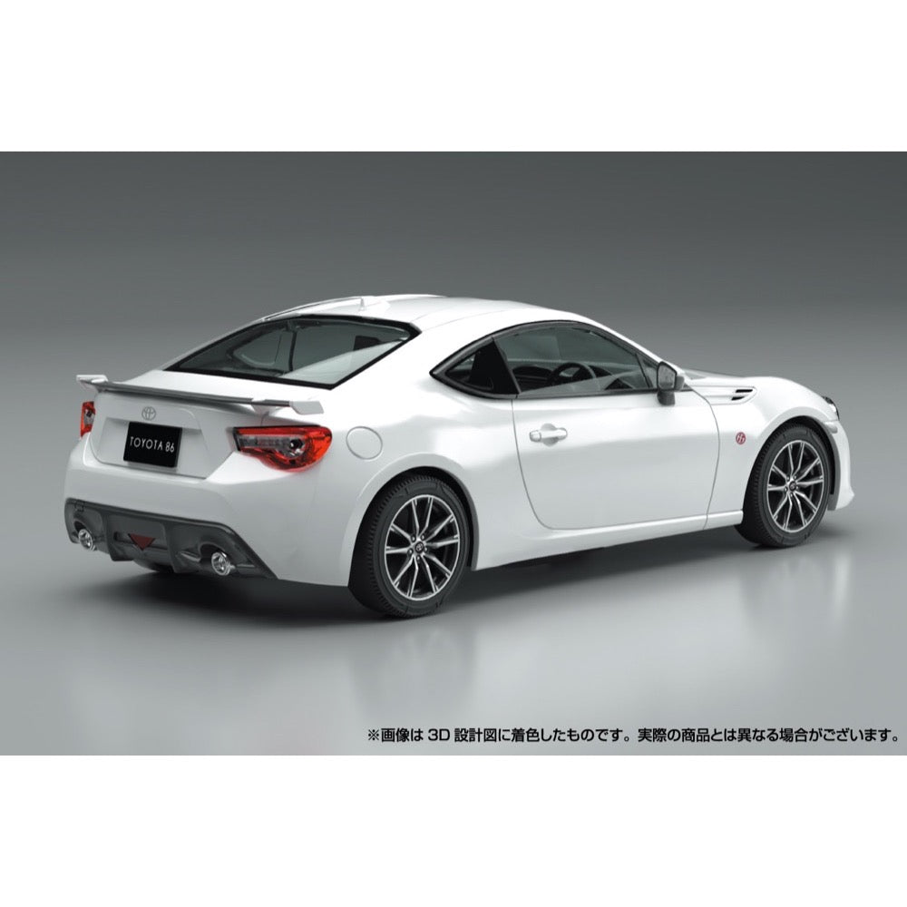 Aoshima A006884 1/32 Snap Toyota 86 (Crystal White Pearl)