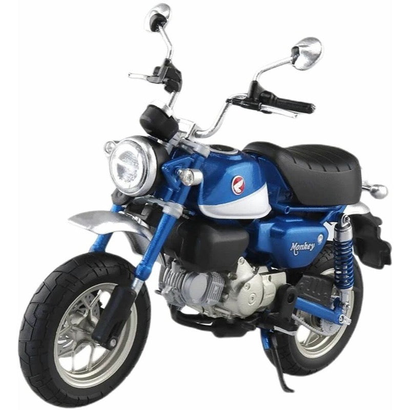 Aoshima A0109571/12 Honda Monkey 125 Pearl Glittering Blue Diecast