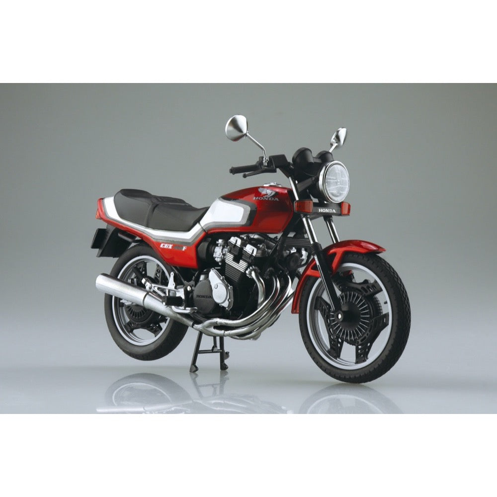 Aoshima A011200 1/12 Diecast Honda Cbx400F Candy Alamoana Red/Pearl Shell White