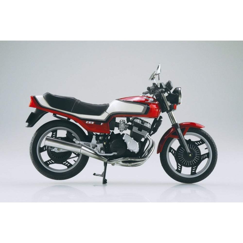 Aoshima A011200 1/12 Diecast Honda Cbx400F Candy Alamoana Red/Pearl Shell White