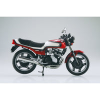 Aoshima A011200 1/12 Diecast Honda Cbx400F Candy Alamoana Red/Pearl Shell White