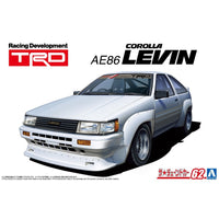 Aoshima 020092 1/24 TRD AE86 Corolla Levin '83 Toyota 4905083200926