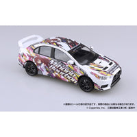 Aoshima A020128 1/24 Umamusume: Pretty Derby Ver.2 Cz4A Lancer Evolution X Final Edition 2015 (Mitsubishi)