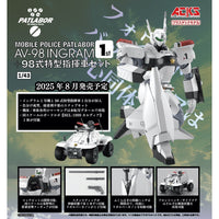 Aoshima A020172 1/43 Mobile Police Patlabor AV-98 Ingram 1st + Special Command Vehicle Type 98