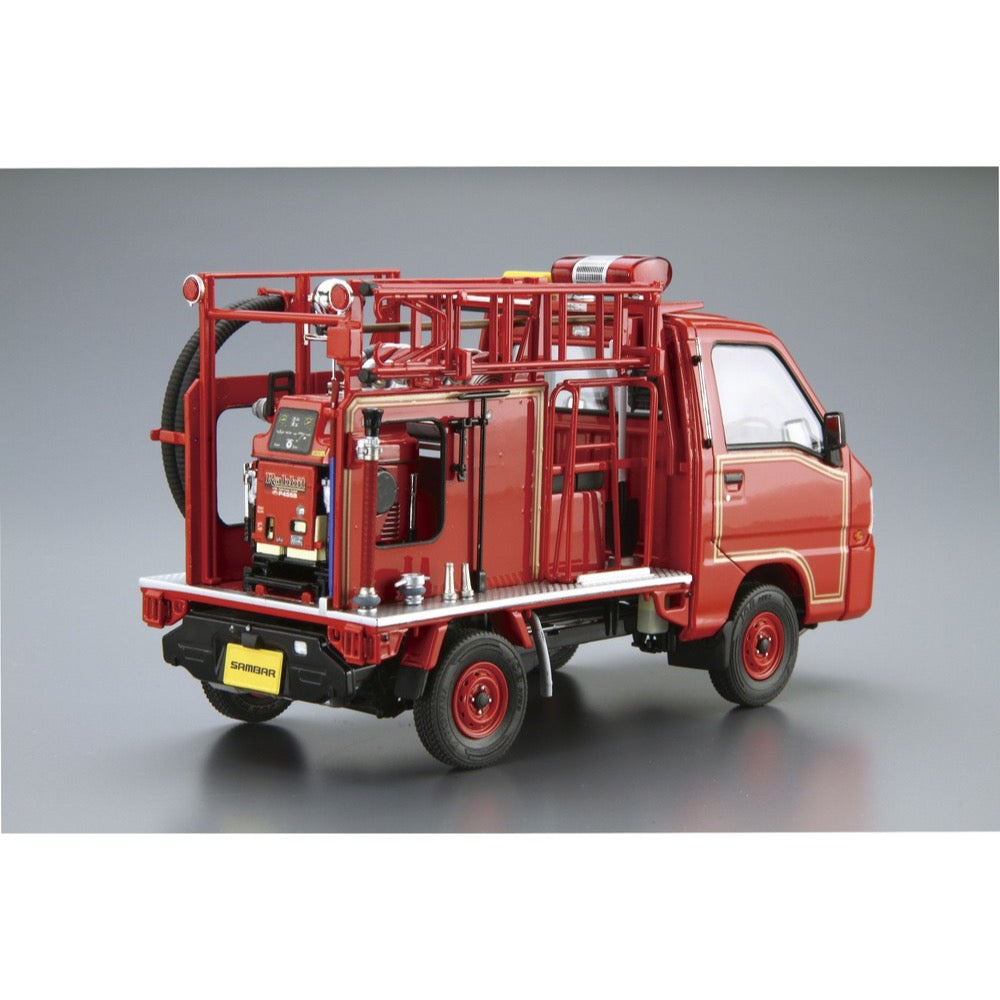 Aoshima A020210 1/24 Subaru Tt2 Sambar The Fire Engine '11