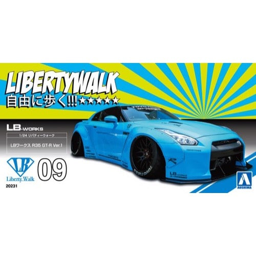 Aoshima 020231 1/24 LB-Works R35 Gt-R Ver.1 4905083202319