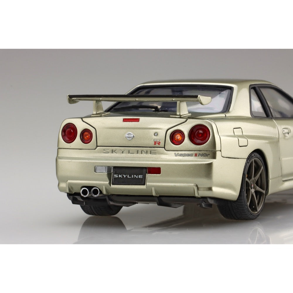 Aoshima 020240 1/24 Nissan Bnr34 Skyline Gt-R V-Spec II Nur. '02