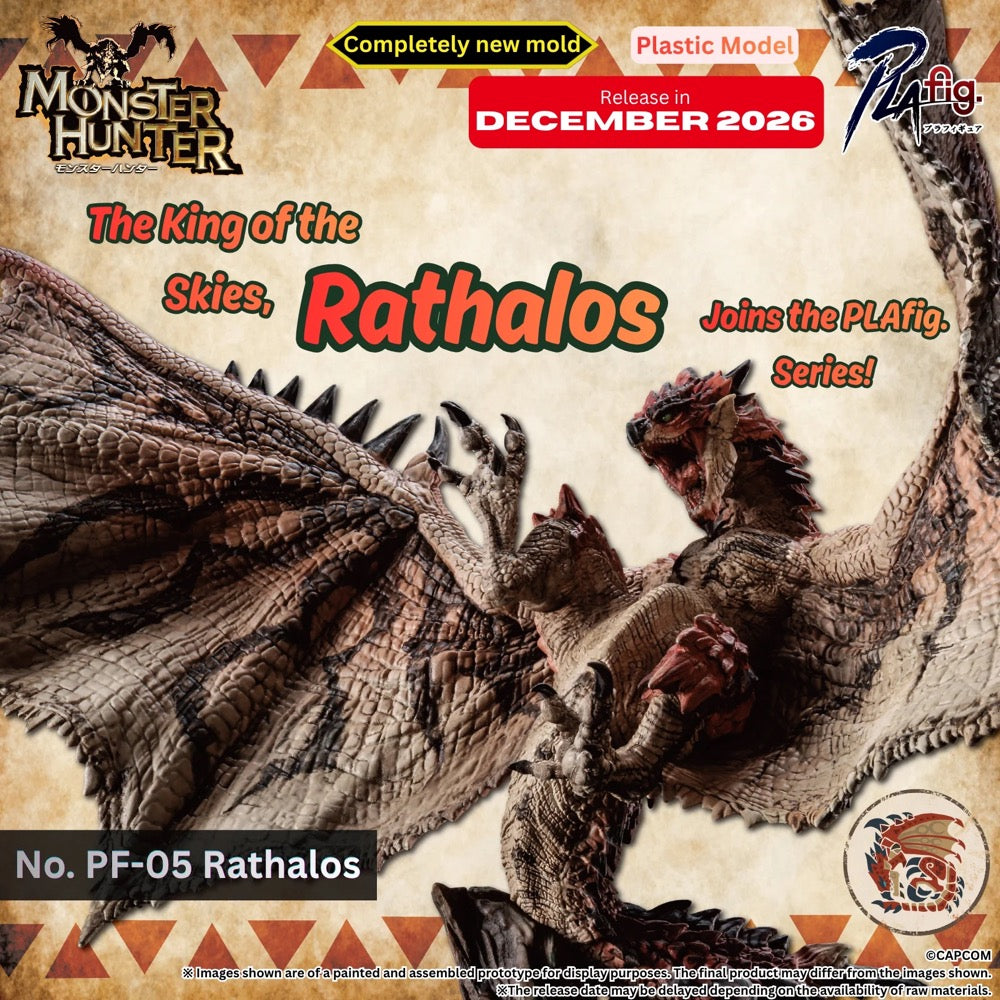 Aoshima PLAfig. Rathalos Limited Edition