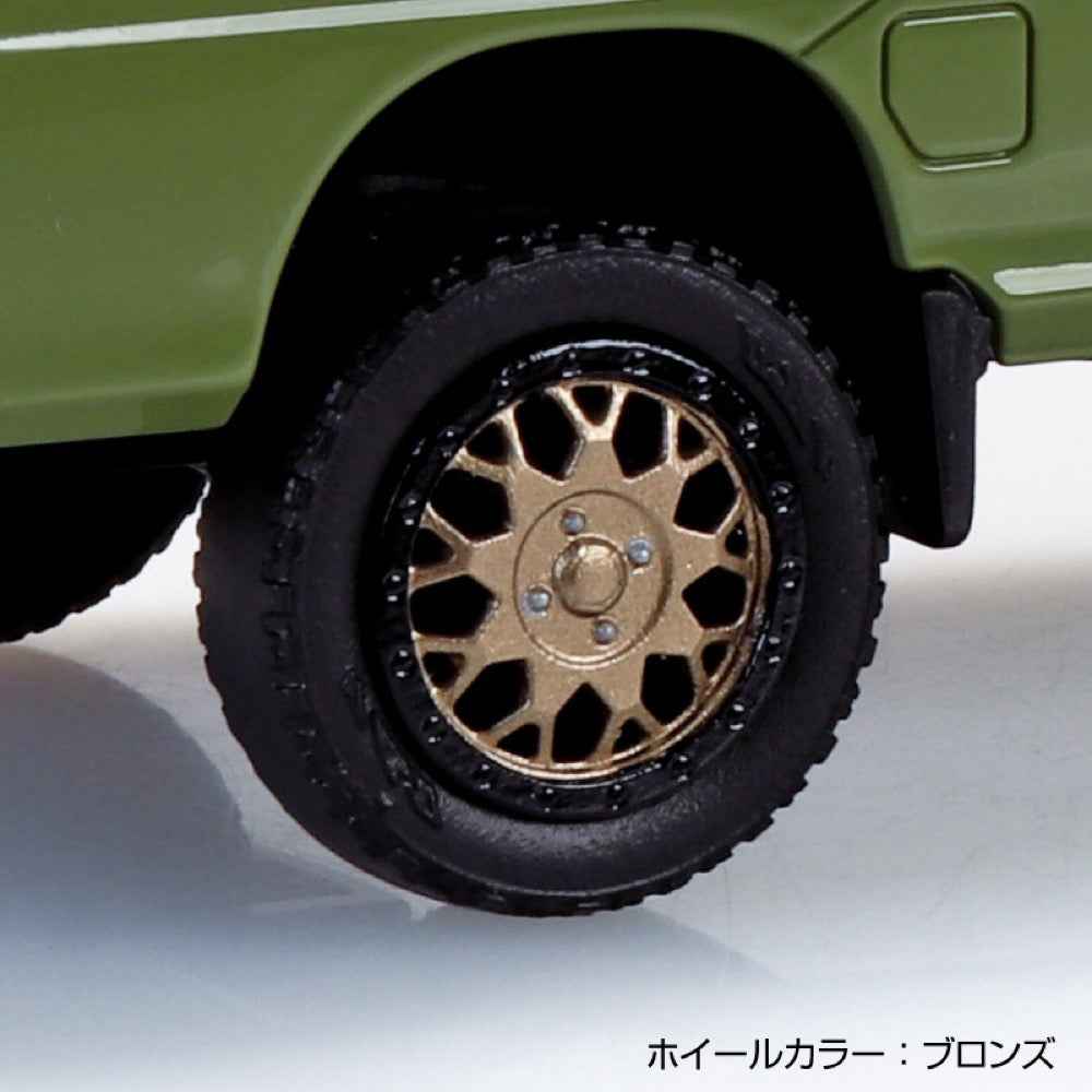 Aoshima 1/32 Snap Subaru Sambar Truck Custom Wheels Olive Green