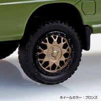 Aoshima 1/32 Snap Subaru Sambar Truck Custom Wheels Olive Green