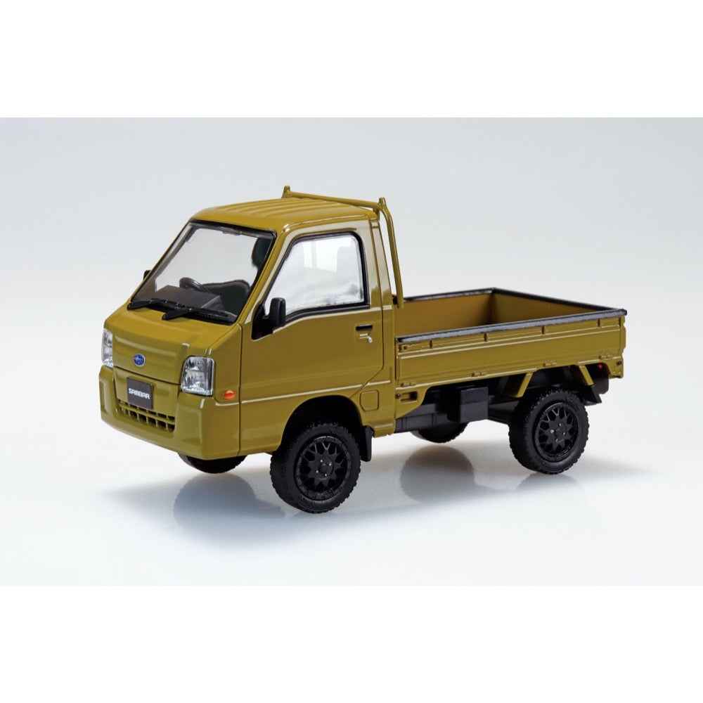 Aoshima 1/32 Snap Subaru Sambar Truck Custom Wheels Olive