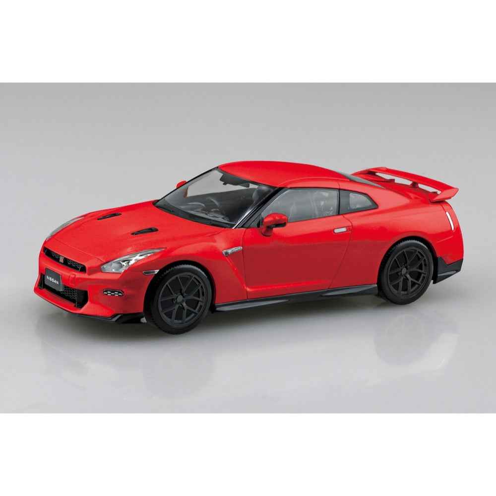 Aoshima 1/32 Snap Nissan R35 GT-R 2024 Custom Wheel Red