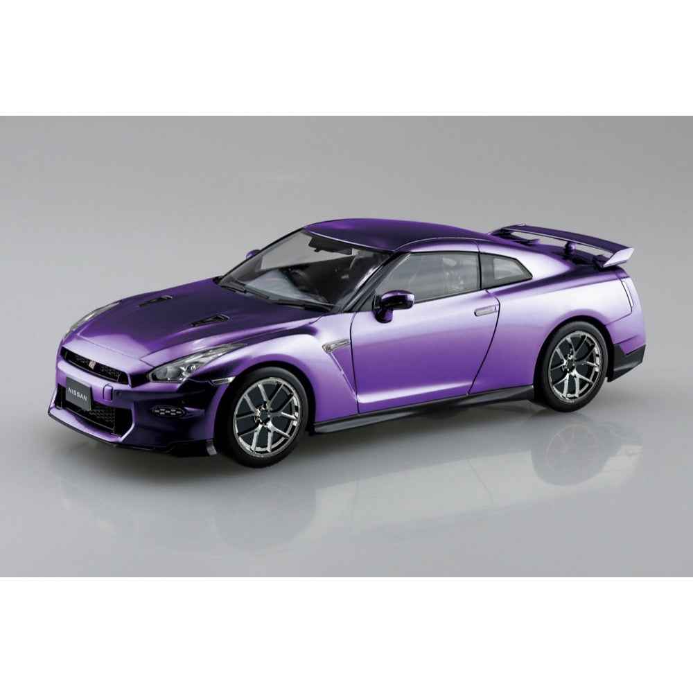 Aoshima 1/32 Snap Nissan R35 GT-R 2024 Custom Wheel Metallic Purple