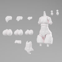 Aoshima Kemopla Body Parts Set 01 Khao Manee Color