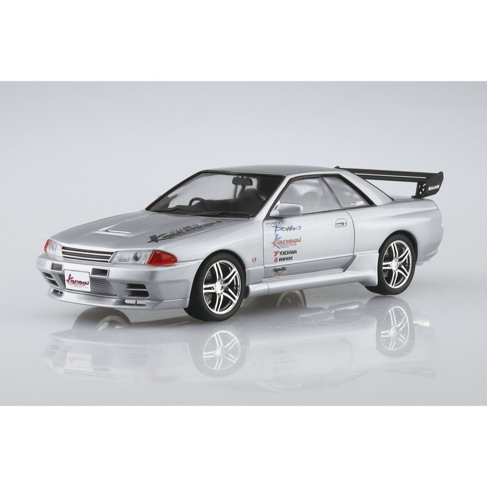 Aoshima 020497 1/24 Hks Kansai BNR32 Skyline GT-R '90 (Nissan)