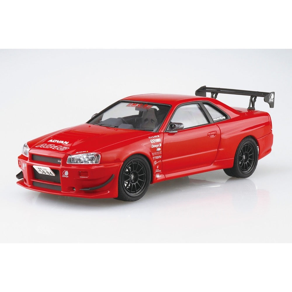 Aoshima 1/24 MCR Nissan BNR34 Skyline GT-R '02