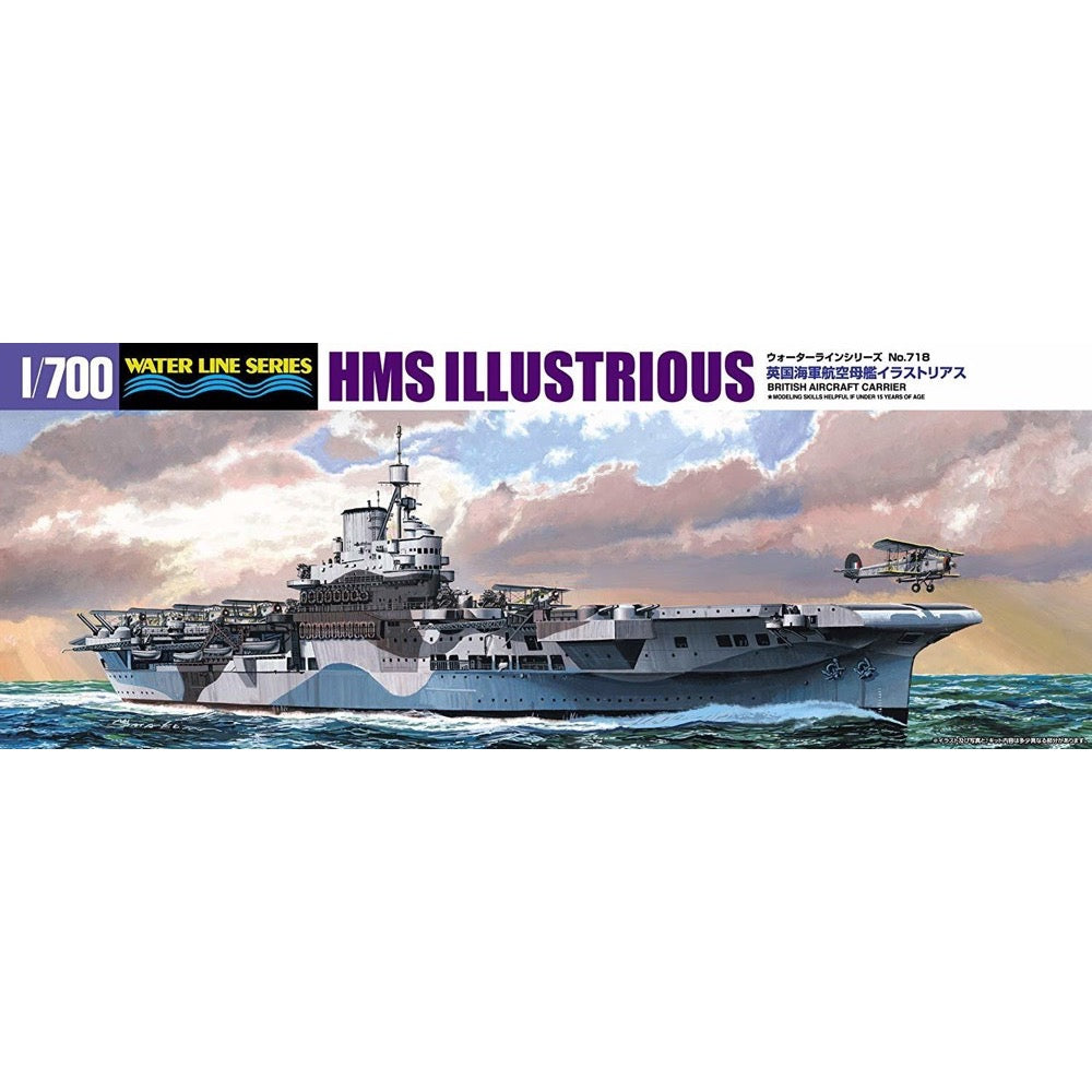Aoshima 1/700 British Aircraft Carrier Illustrious