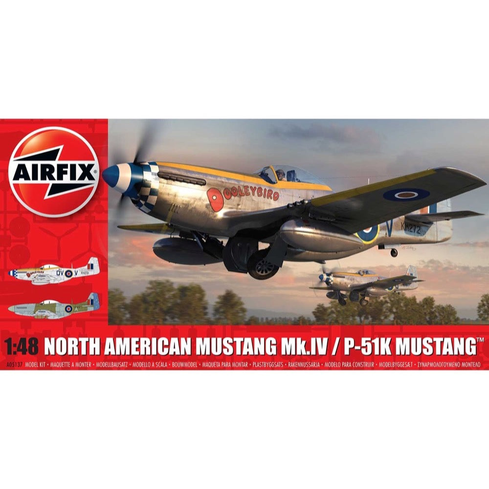 Airfix A05137 1/48 North American Mustang Mk.IV/P-51K Mustang