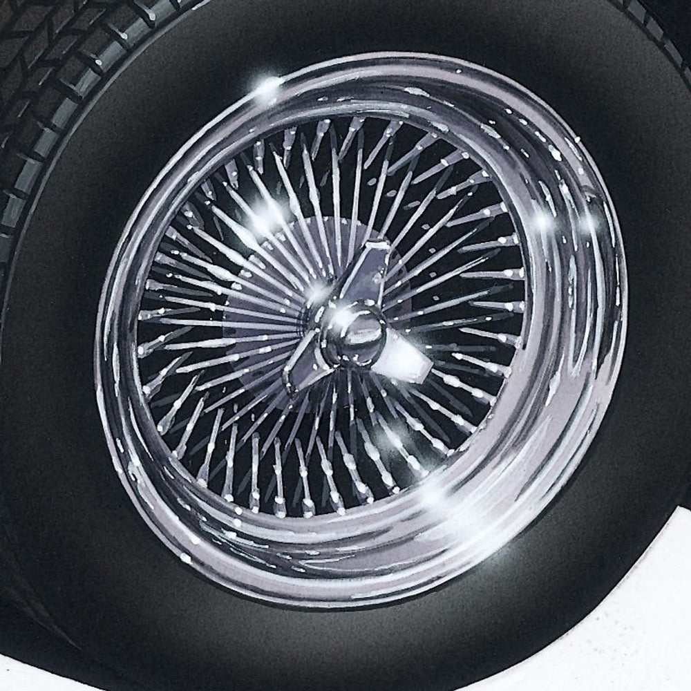 Aoshima A06626 1/24 Wire Wheel Silver Plating 13inch