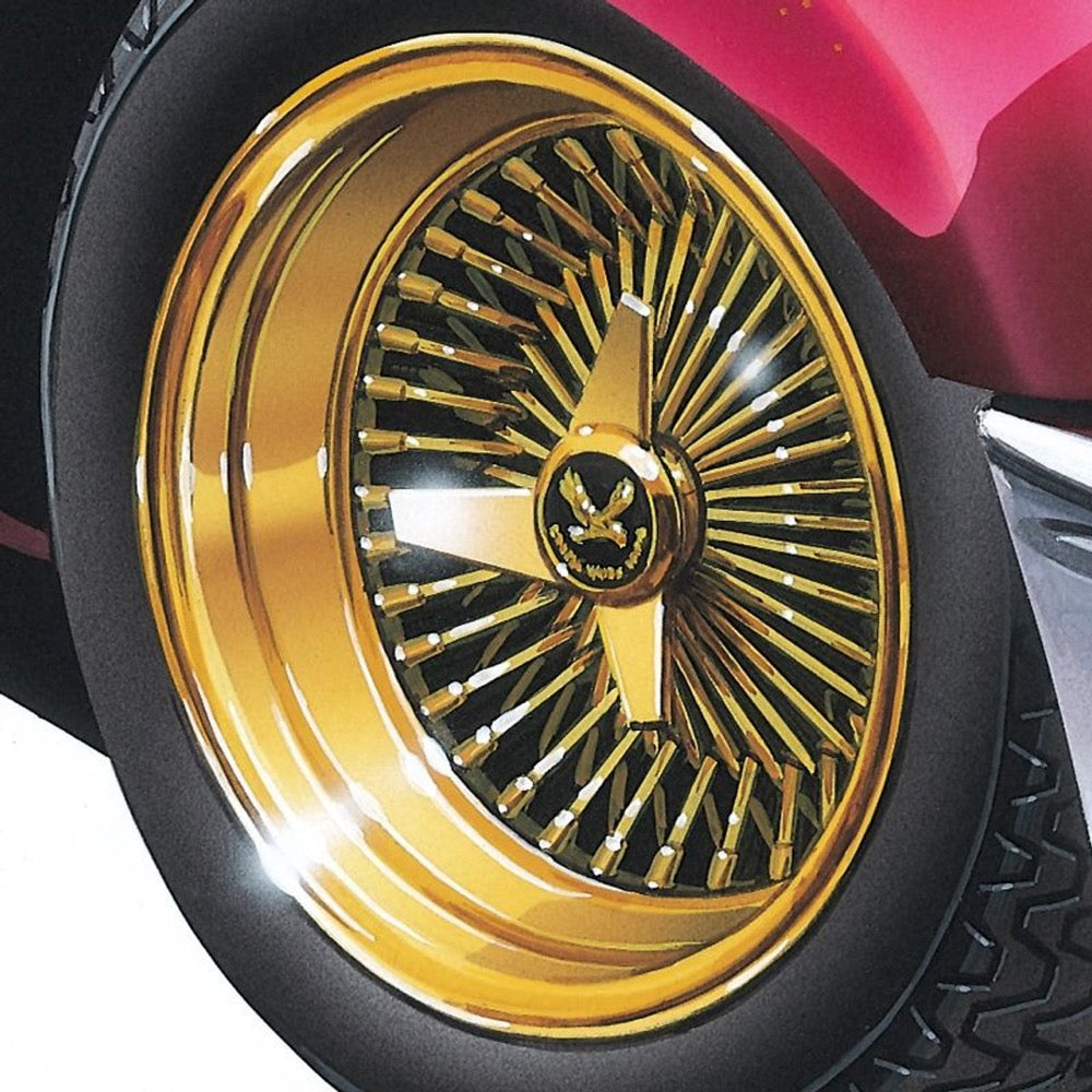 Aoshima A06627 1/24 Wire Wheel Gold Plating 13inch