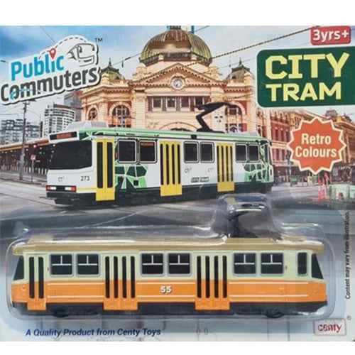 Centy 1/62 Pullback Melbourne Tram Orange and Brown