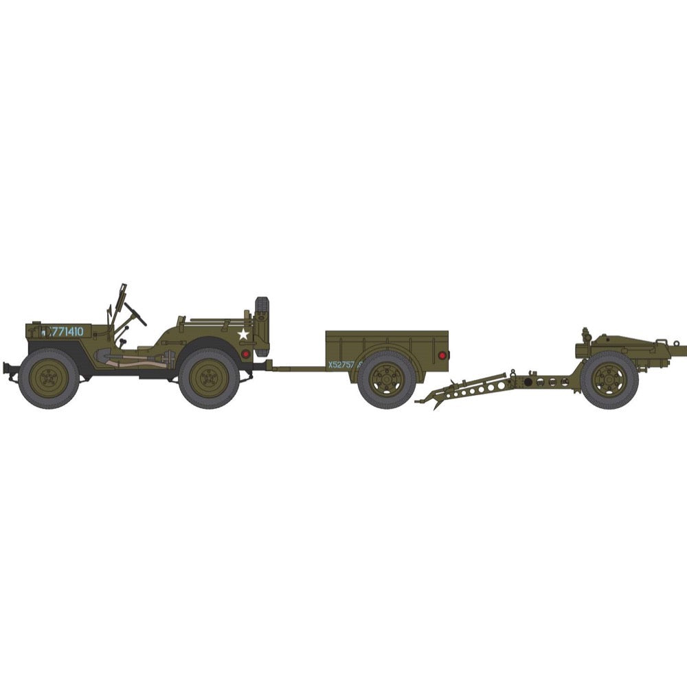 Airfix A55117 1/72 Small Gift Set Willys MB Jeep