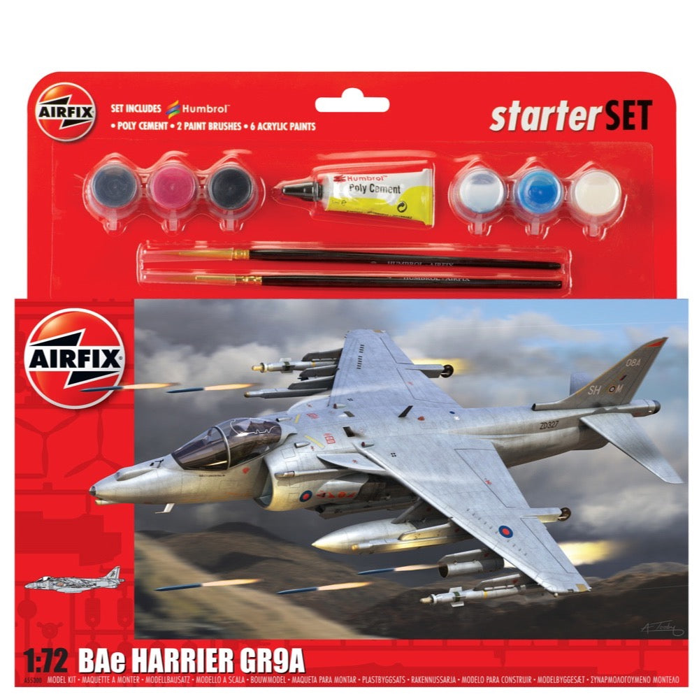 Airfix A55300 1/72 Harrier GR9A Starter Set