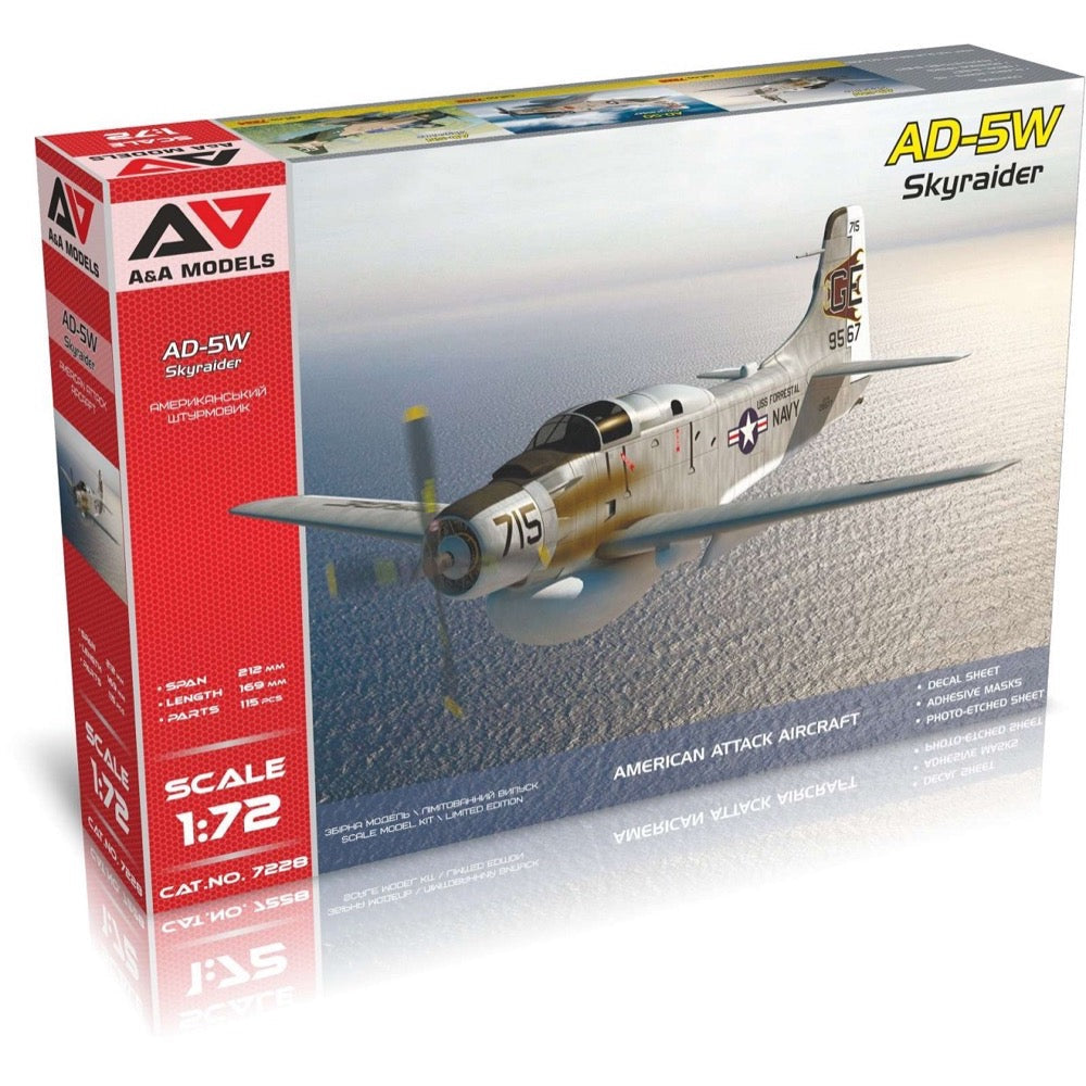 A&A Models 7228 1/72 Douglas AD-5W Skyraider 3800237892860