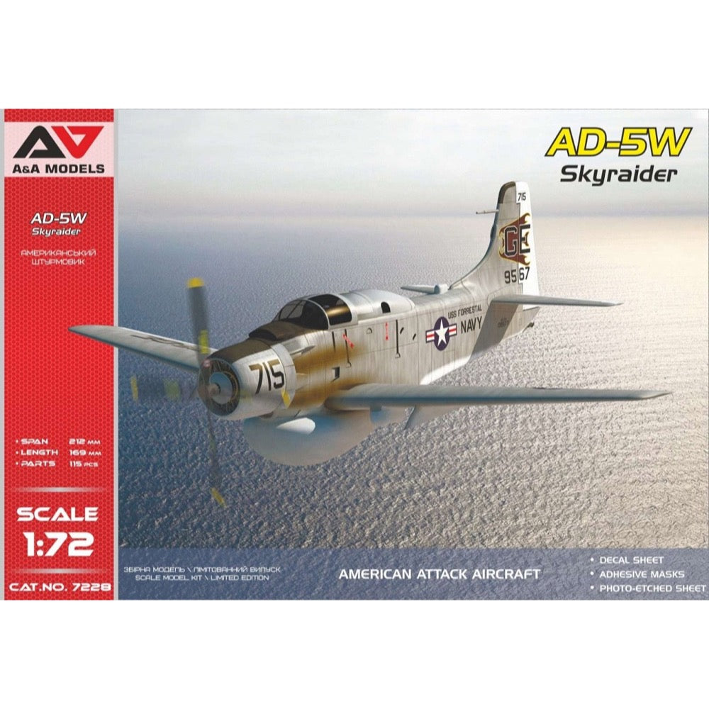 A&A Models 7228 1/72 Douglas AD-5W Skyraider 3800237892860