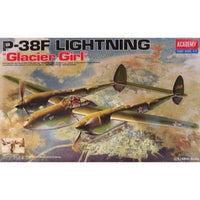 Academy 12208 1/48 P-38F Lighting Glacier Girl Lockheed 603550122088