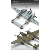 Academy 12208 1/48 P-38F Lighting Glacier Girl Lockheed 603550122088