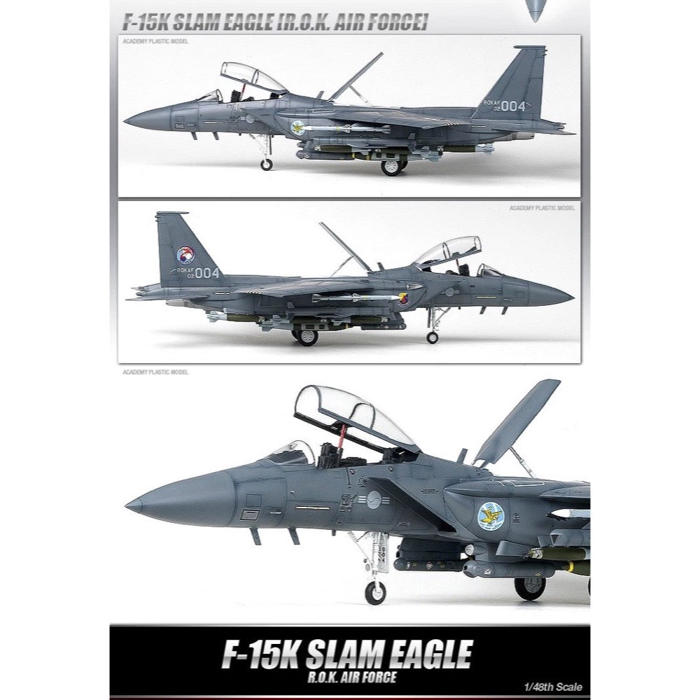 Academy 1/48 F-15K Slam Eagle R.O.K. Air Force Model Kit