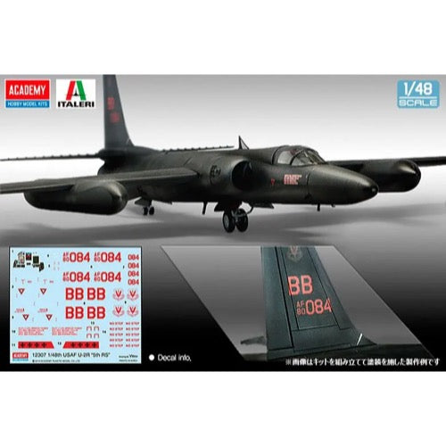Academy 1/48 USAF U-2 5th Reconnaissance Squadron Model Kit