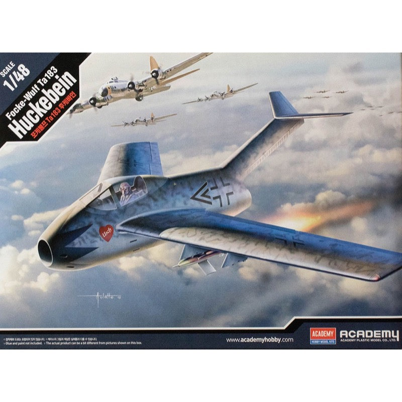 Academy 12327 1/48 Focke-Wulf Ta-183 Huckebein Plastic Model Kit